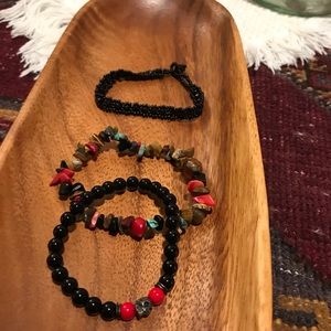 Set of 3 bracelet stack